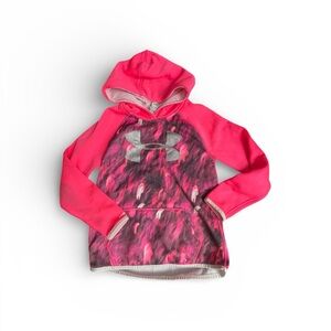 Under Armour Kids Hoodie in Pink and Gray